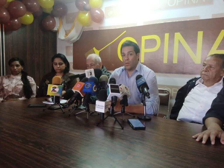 Irwing Ríos es el candidato de OPINA a las elecciones primarias de la oposición