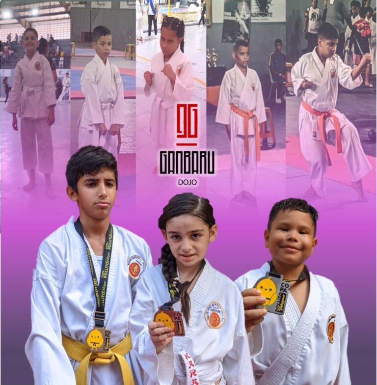 Karatecas del Dojo Ganbaru destacaron en la III Edición de la Copa Pollito Velásquez