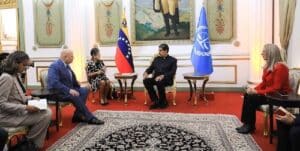 Comenzó  reunión entre Fiscal de la CPI y presidente Nicolás Maduro